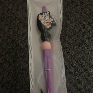 Floral Notebook and handmade Purple Moana Pen Set